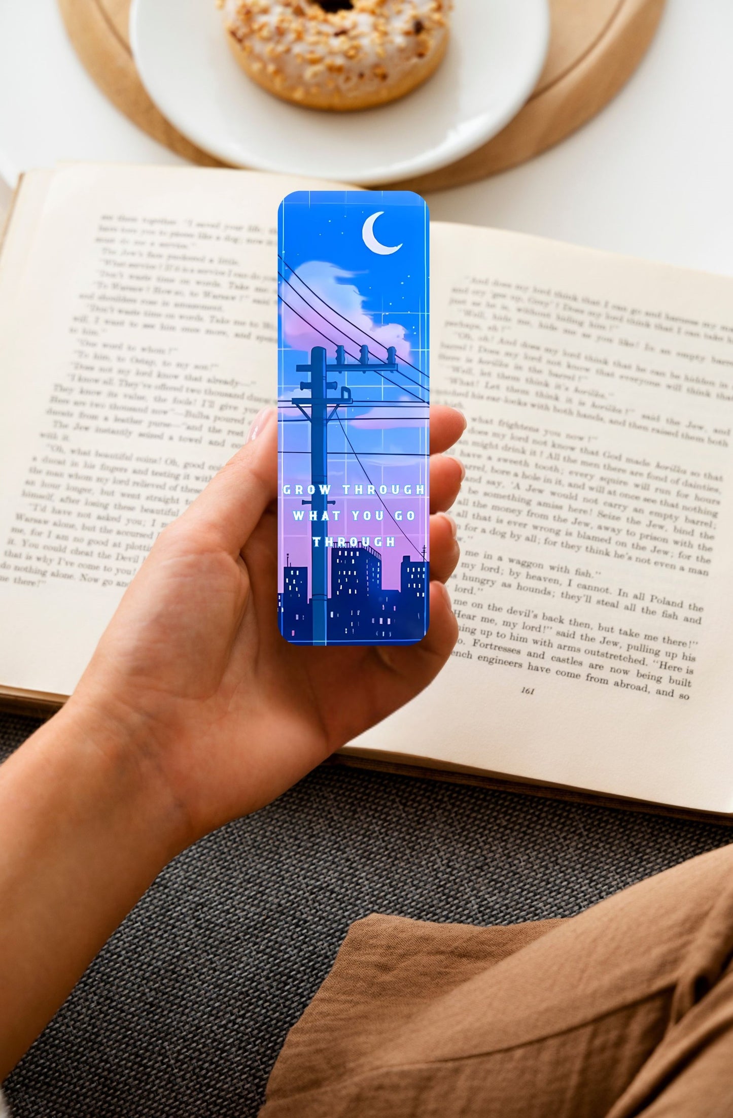 Grow Through Long Bookmark 2×6"