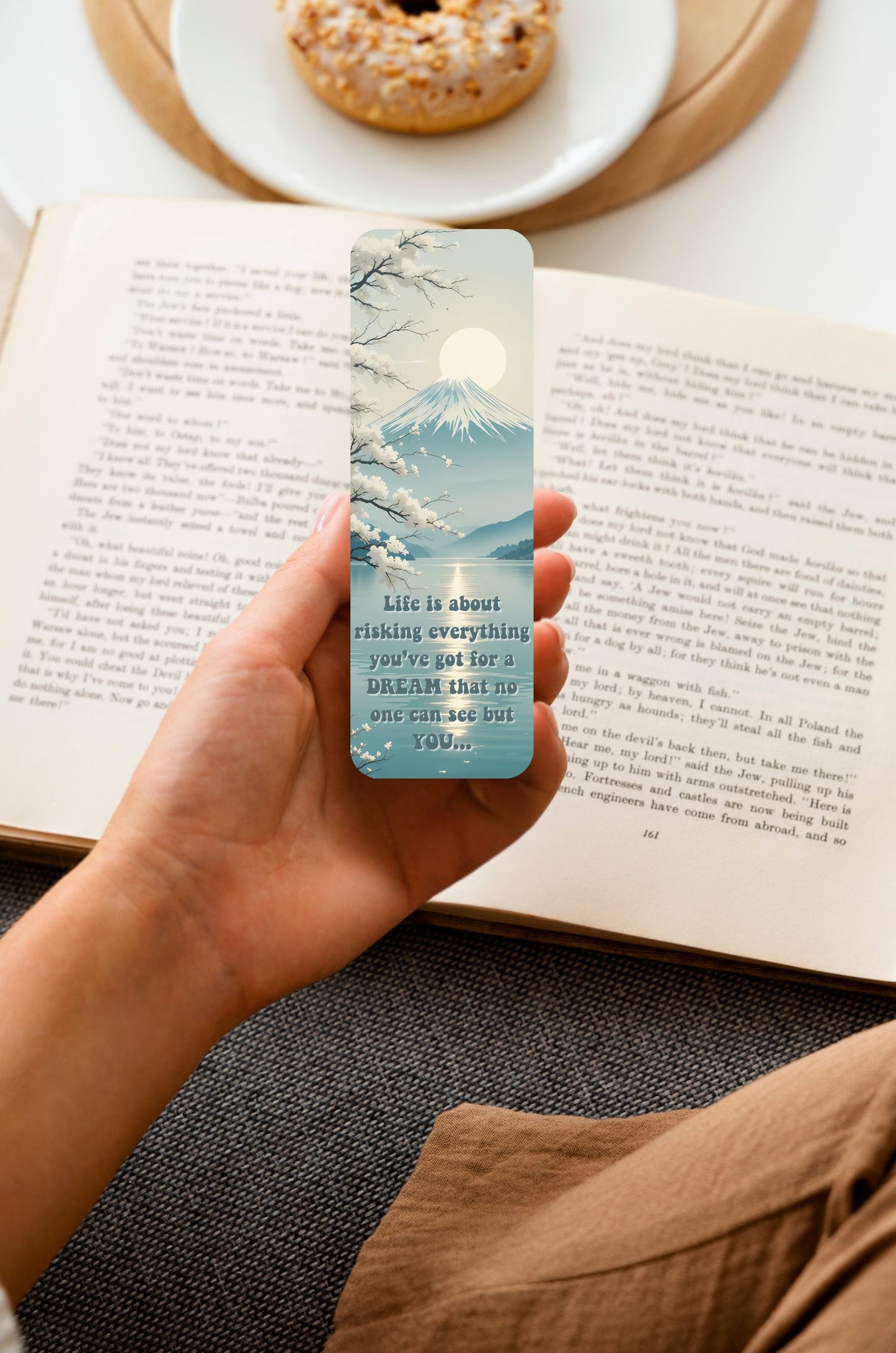 Life is About Risking Long Bookmark 2×6"