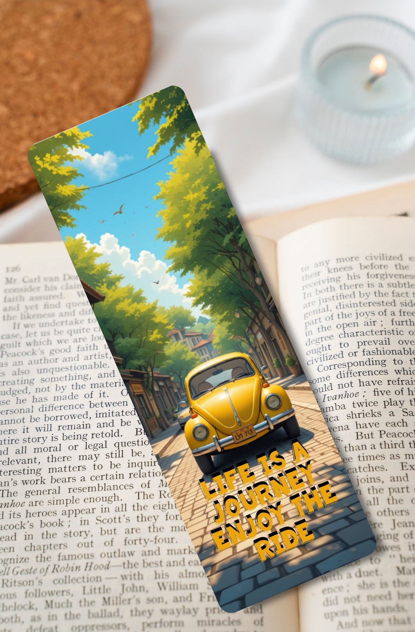 Life Is A Journey Long Bookmark 2×6"
