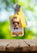 Naruto Keychain with Removable Name Tag Card