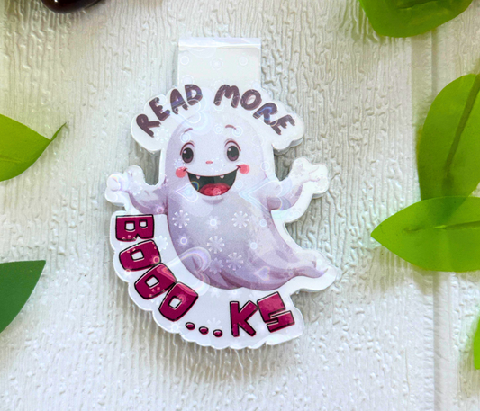 "Read More Boo...ks" Holographic Magnetic Bookmark