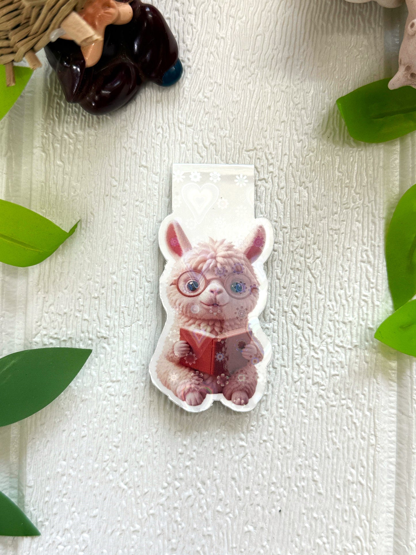 Cute Sheep Holographic Magnetic Bookmark