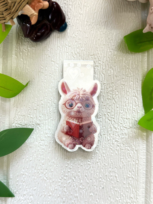 Cute Sheep Holographic Magnetic Bookmark
