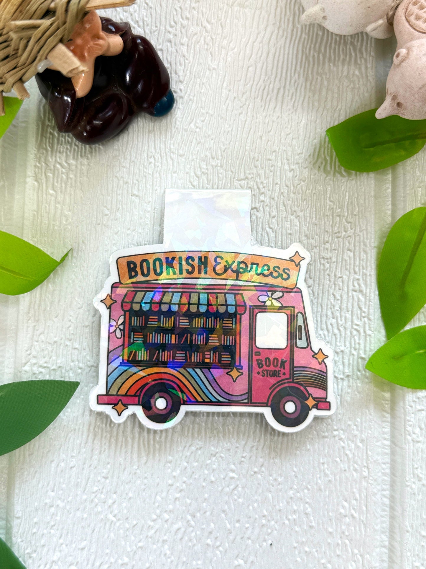 Bookish Express Holographic Magnetic Bookmark