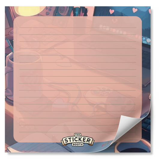 Aesthetic Desk Memo Pad 50 Pages