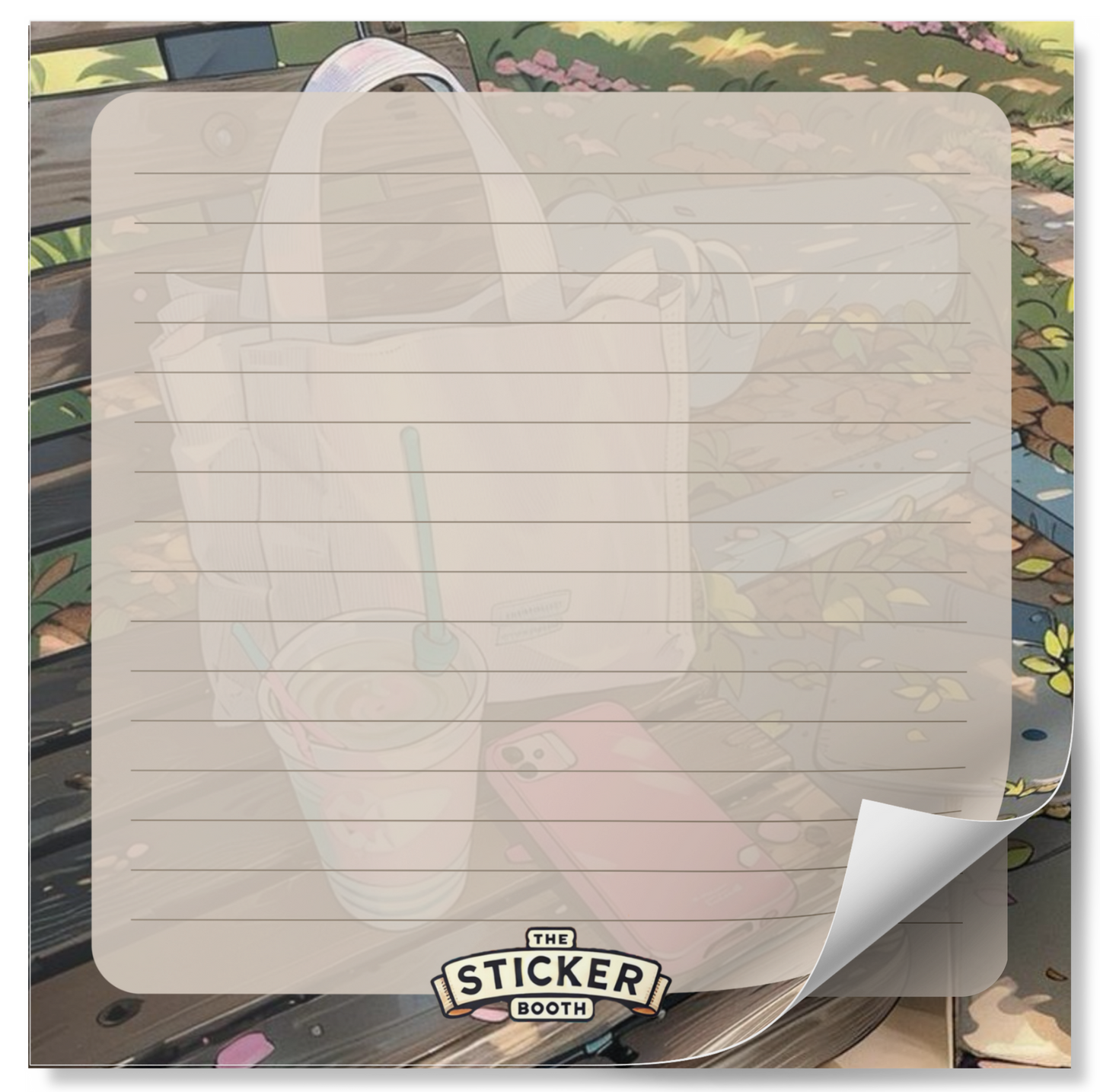 Tote Bag Memo Pad 50 Pages