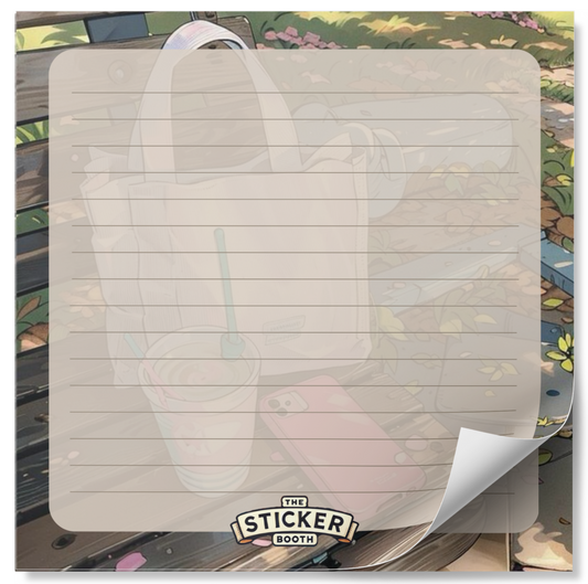 Tote Bag Memo Pad 50 Pages