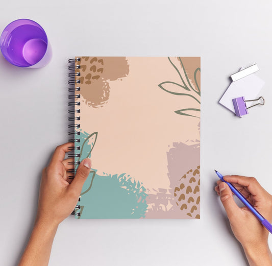 Aesthetic Organic Background 50 Pages Journal