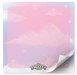 Blue and Pink Sky Memo Pad 50 Pages