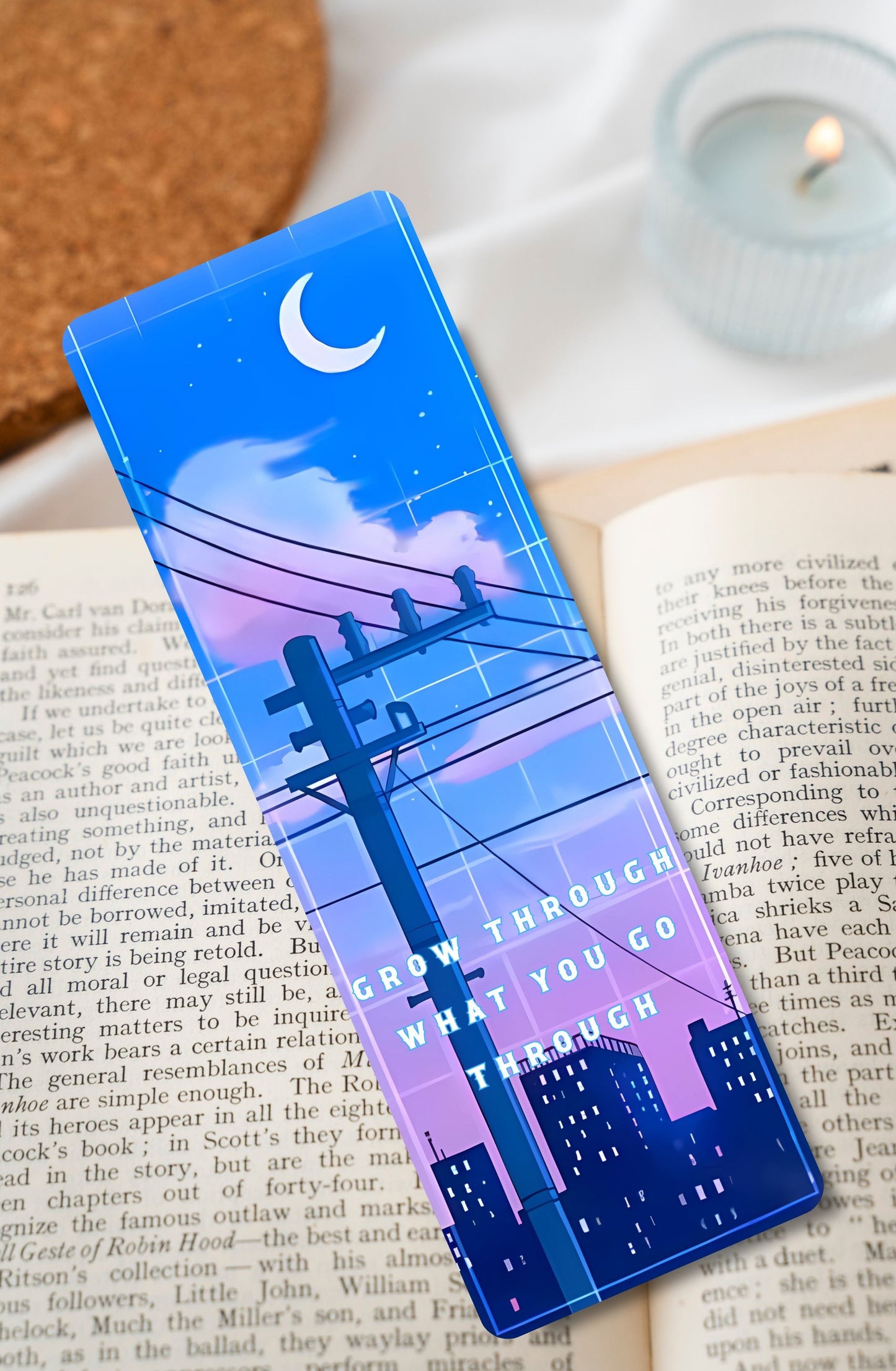 Grow Through Long Bookmark 2×6"