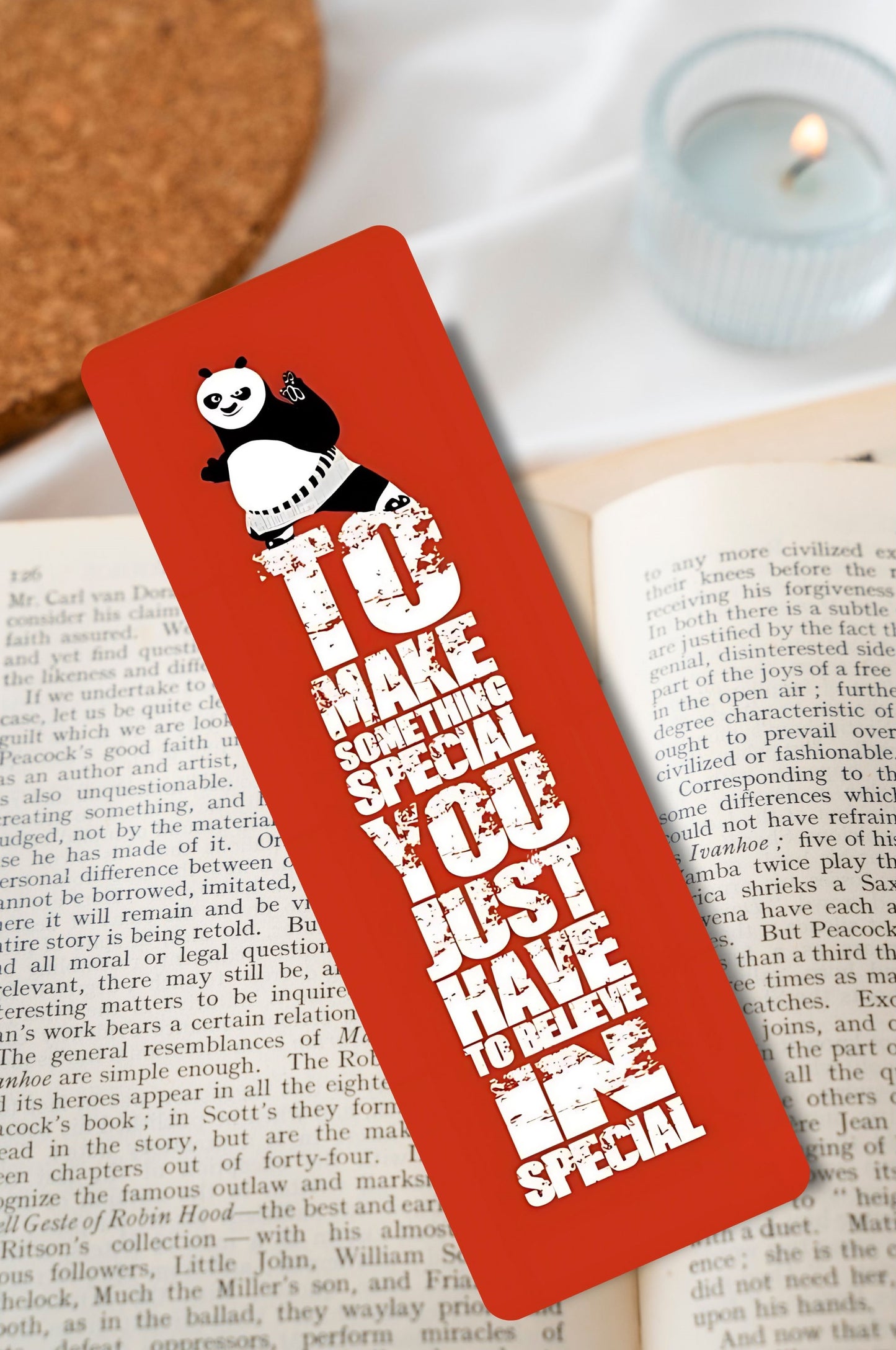 Kung Fu Panda Long Bookmark 2×6"