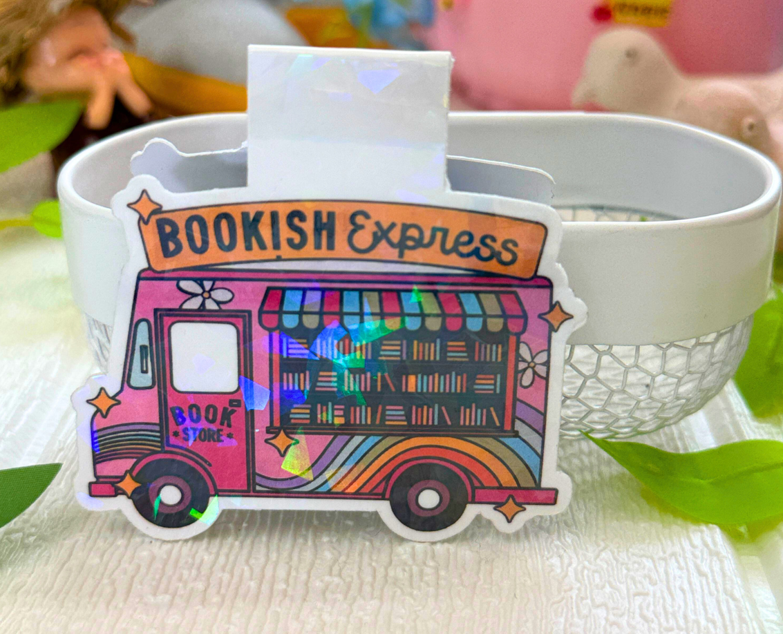 Bookish Express Holographic Magnetic Bookmark