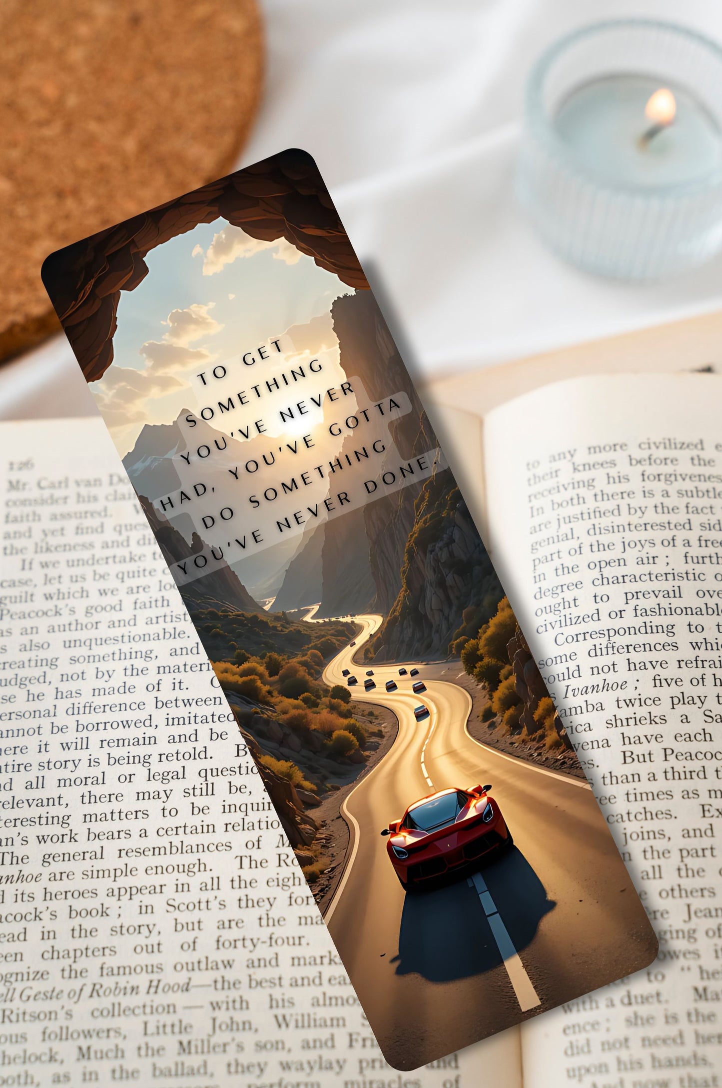 To Get Something Long Bookmark 2×6"