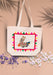 Punch Needle Lama Tote bag